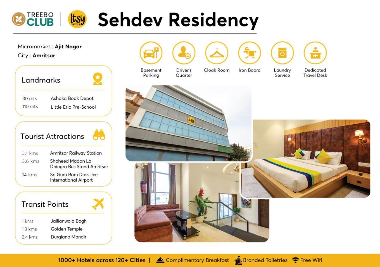 Itsy Hotels Sehdev Residency, Near Golden Temple アムリトサル エクステリア 写真